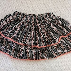 Healthtex Black and Pink Geometric Skirt